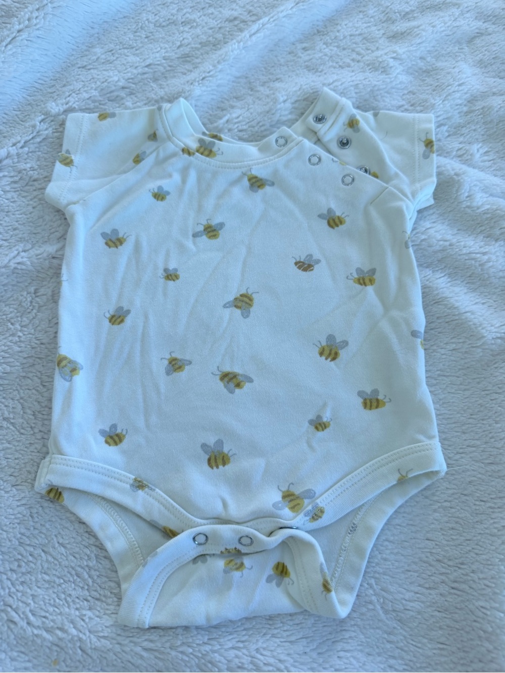 Pehr BumbleBee 0-3m Onesie
